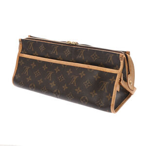Louis Vuitton Popincourt Shoulder Canvas Monogram Brown Bag